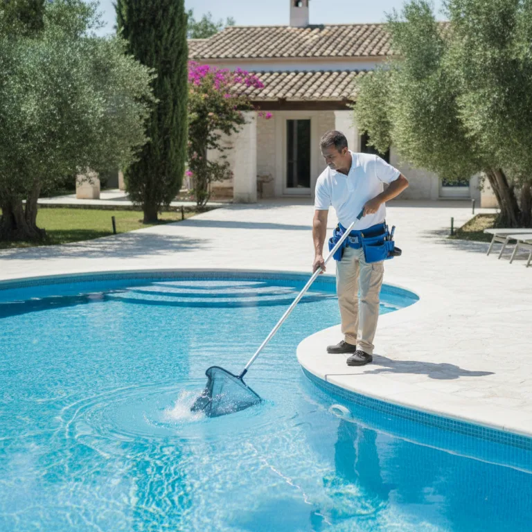 Limpieza de la piscina Rubi